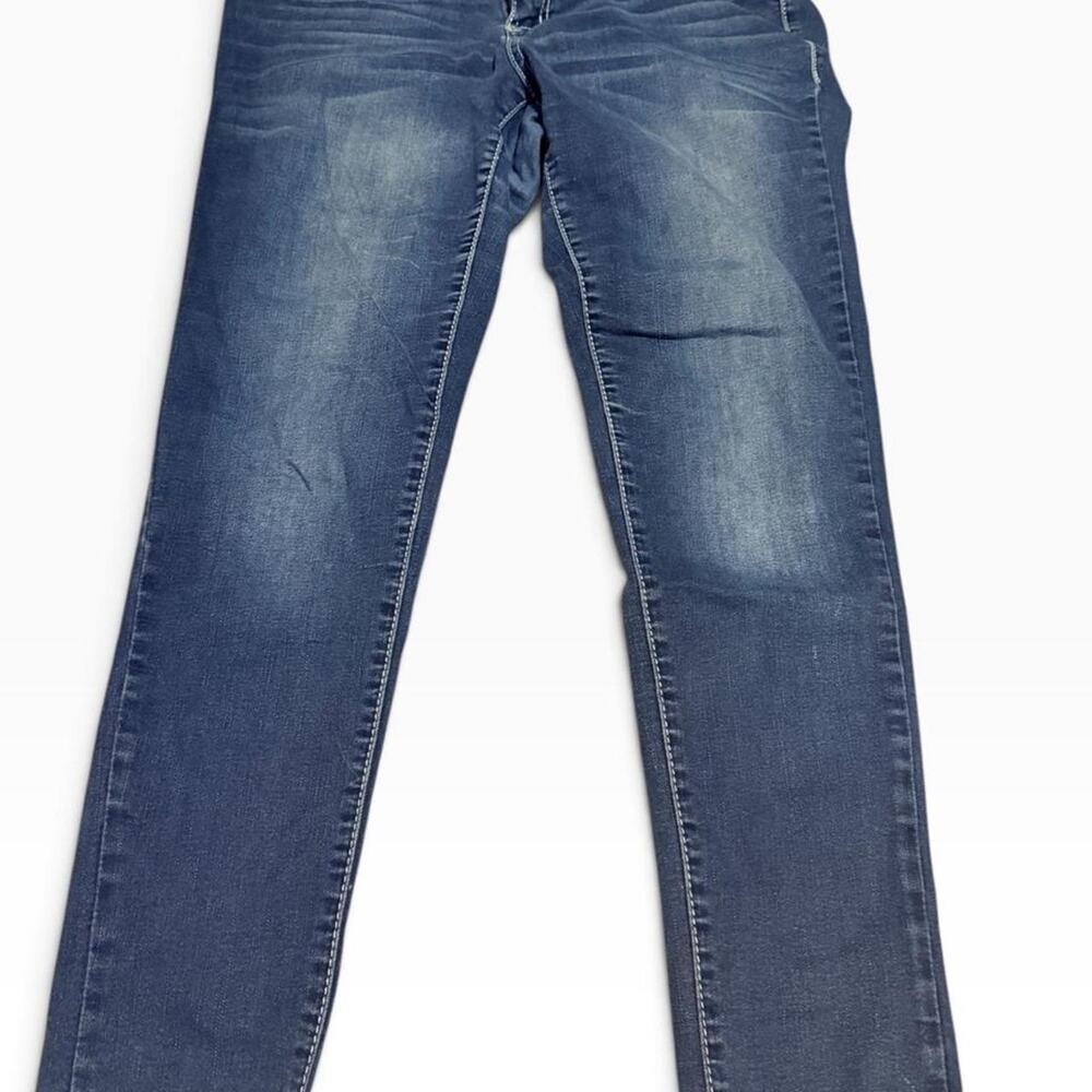 Y2K Amethyst Low Rise Ankle Skinny Jeans Womens Size 14 Blue